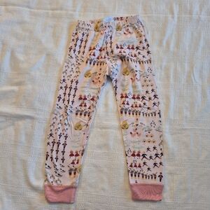Hanna Andersson girls size 10p or 4 12 Days of Christmas pajama pants GUC
